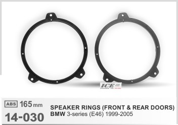 Βάσεις ηχείων BMW E46 ’99> (2πορτο) 16,5cm 12-030 - 14.030 - Μ-20.449.2/Κ - ( 271023-05 )