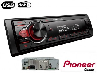 PIONEER MVH-130DAB radio DAB*usb*aux * 4x50w * 1ζεύγος  RCA Pre-Outs